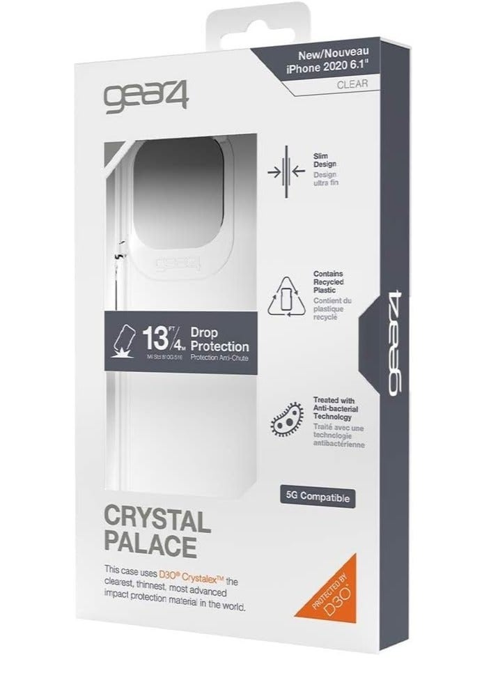 Gear4 Crystal Palace Compatible with for iPhone 11 Pro Case, Advanced Impact Protection with Technology, Anti-Yellowing, Phone Cover – Transparent - Image 2